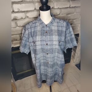 Patagonia Button Down Hemp Casual Shirt Mens Size Large